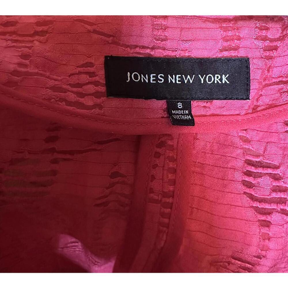 Jones New York Textured Pink Blazer – Size 8 - Picture 3 of 3